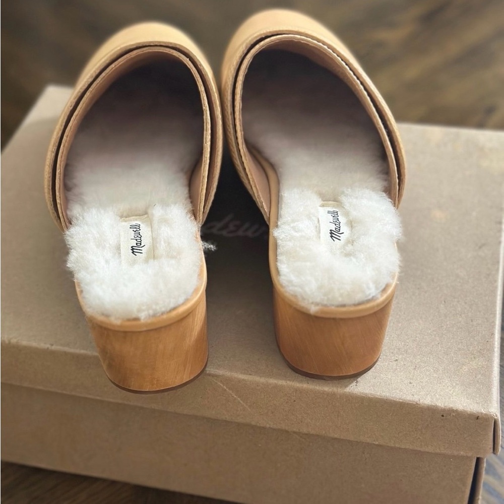 Madewell Beige Leather Mules - Picture 5 of 10
